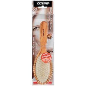 Perie pentru par Trisa Haute Coiffure Forming Large cu peri din lemn, Cod 900125