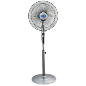 Ventilator Zass ZFTI 10R, 55W, display LCD, ionizare, timer, oscilare, telecomanda, Gri