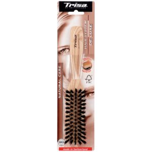 Perie pentru par Trisa De Luxe Forming Medium cu par natural de mistret, Cod 629154