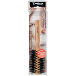 Perie pentru par Trisa Haute Coiffure Styling Large cu par natural de mistret, Cod 900087