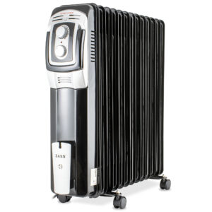 Calorifer electric Zass ZR 13 BE, 3000 W, 13 elementi, Termostat reglabil, Protectie supraincalzire