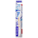 Periuta de dinti manuala Trisa Pearl White Medium 627186 Portocaliu