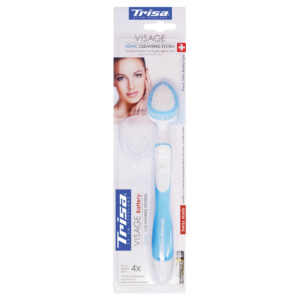 Perie de curatare faciala Trisa Visage Sonic Cleansing System Battery 676616 Albastru