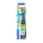 Set periute de dinti manuale ecologice Trisa We Care Medium Duo 685623 Multicolor