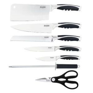 Set cutite + Ustensile de bucatarie Zass Gourmet ZG-KS 04 – imaginea 2