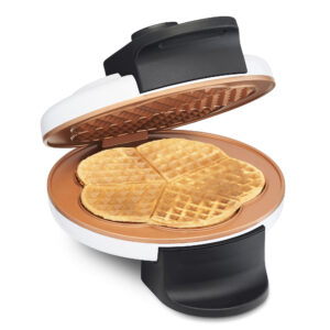 Aparat preparat vafe Trisa Retro Waffles 7384.7012, Culoarea Alba