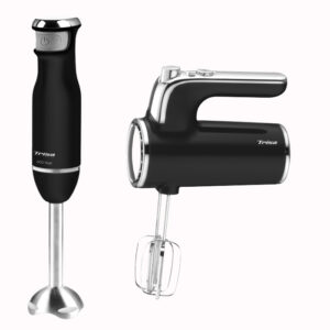 Pachet mixer cu blender Trisa Diners Edition, Culoare Negru