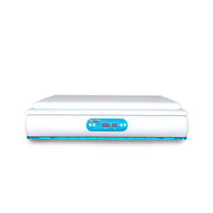 Incubator 120 oua cu reglaj automat temperatura, umiditate si intoarcerea automata a oualor, Electromures EM 3005-120, 170 W, Alb-Albastru