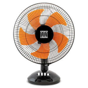 Ventilator de birou ELECTROMURES EM 2002, Putere 40 W, 3 viteze, Oscilatie dreapta-stanga, Diametru 30cm, Negru