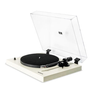 Pick-up cu doza MM si transmisie prin curea Electromures EM 1023, Culoare Alb - Pure Edition