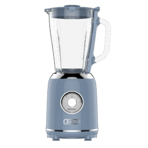 Blender de masa ZASS ZSB 15 Eternate,800 W, 1.5 L, 2 viteze+ functie Pulse,lama inox,cana sticla,culoare Faded Denim