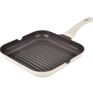 Tigaie tip grill din aluminiu turnat sub presiune si acoperire ceramica 28 cm ZG-ACS 11 CREM