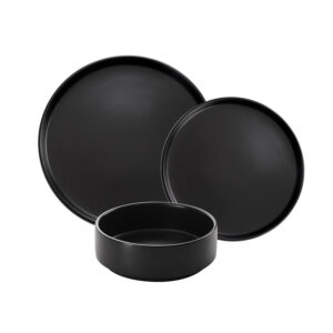 Set vesela material ceramic 18 piese ZASS ZG-DS 05 Negru