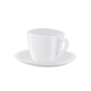 Set cesti ceai/cafea material arcopal 12 piese ZASS ZG-TP 01 Alb