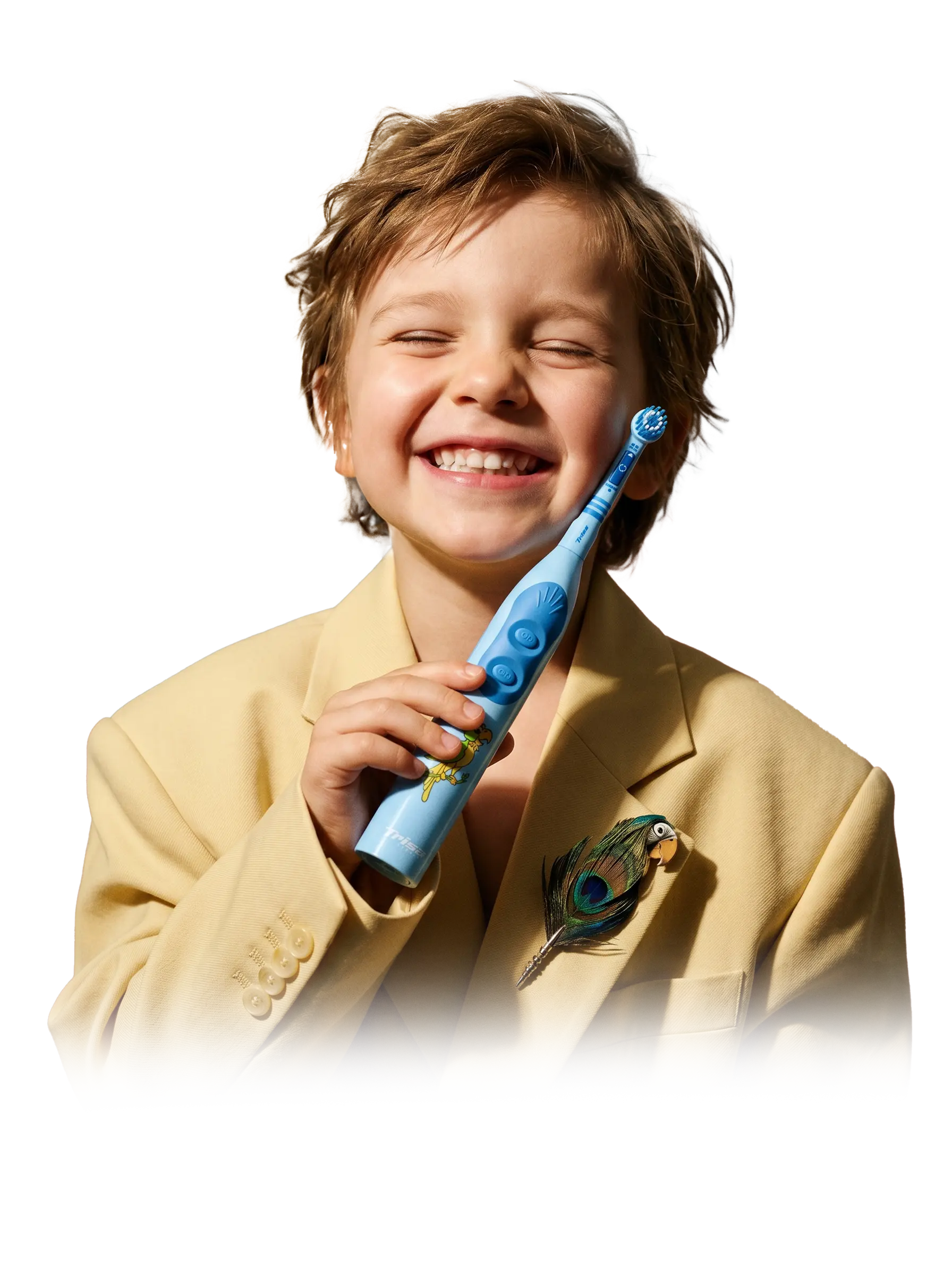 Copil cu periuță TRISA OralCare Kids
