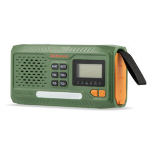 Radio portabil de urgenta/supravietuire/camping, Electromures EM 1044, AM/FM, Incarcare solara si dinam, Lanterna LED 3 moduri, Alarma S.O.S 110dB, Power bank 4000 mAh, Ecran LCD, Culoare Verde