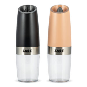 Set 2 rasnite electrice pentru sare si piper cu inductie Zass Gourmet Healthy Line ZEGG 30 – imaginea 2